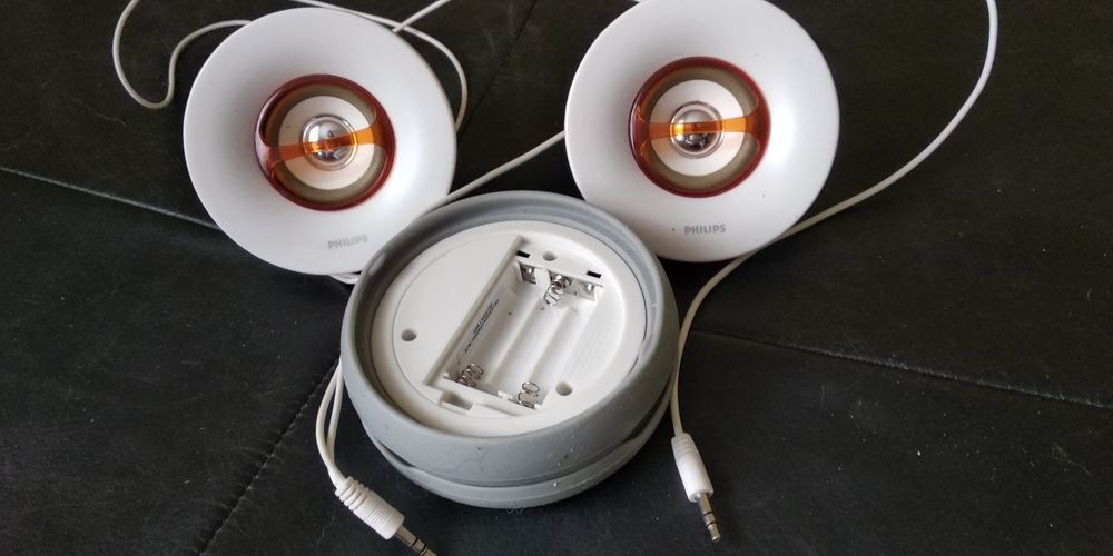 Przenośne Głośniki Philips SBA 1500 wzmacniacz speakers portable jack