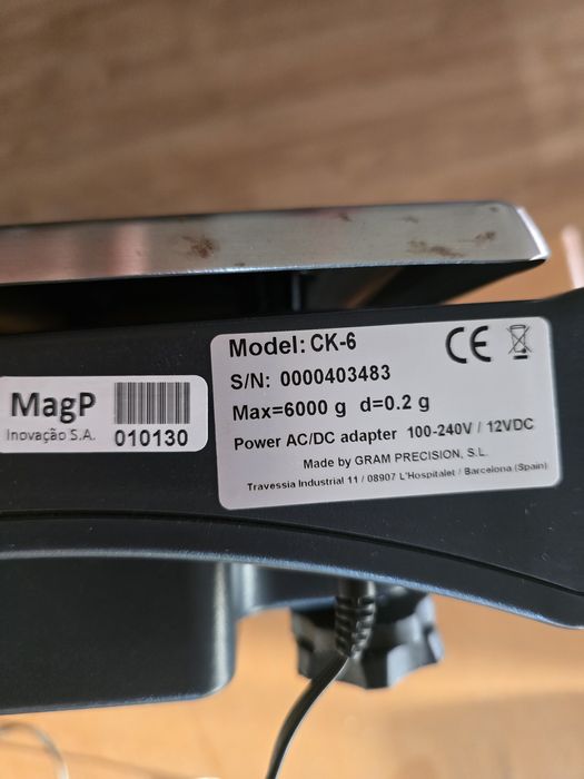 Balança comercial Gram Ck-6