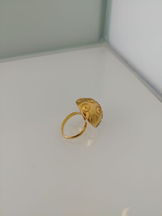 Anel em ouro de 19,2kt