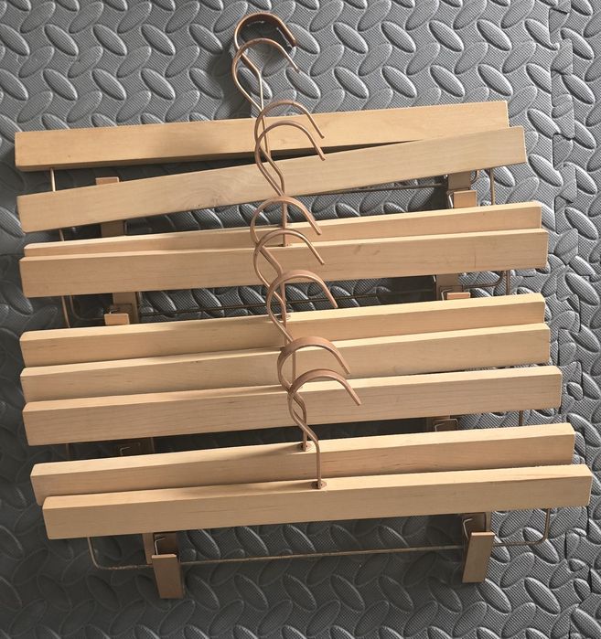 Conjunto de cabides de exposição de loja