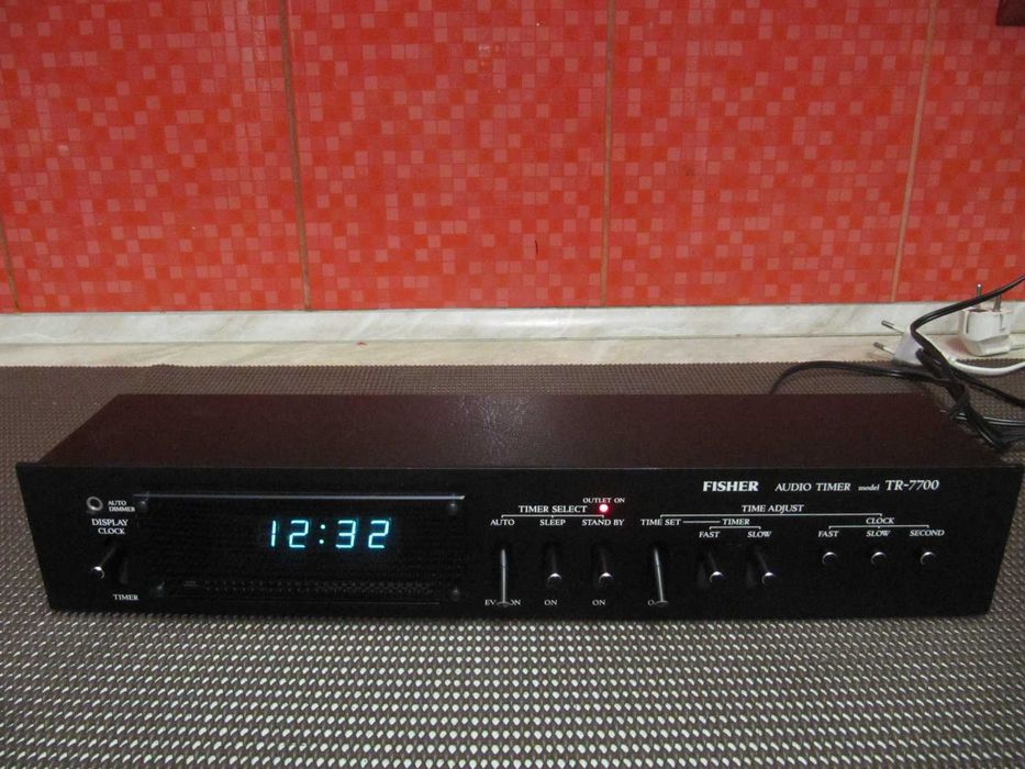 Аудіо-Таймер FISHER TR-7700 HI-FI (made in Japan) - ІДЕАЛЬНИЙ Стан