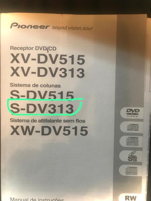 Sistema de Som - Pioneer S-DV313