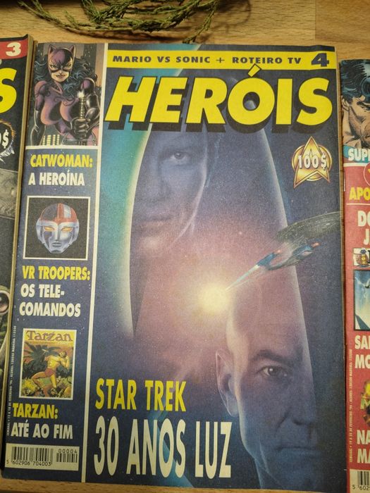 Coleção Revista HERÓIS (1996) – N.º 1 a 7 – Marvel, DC, Batman, X-Men