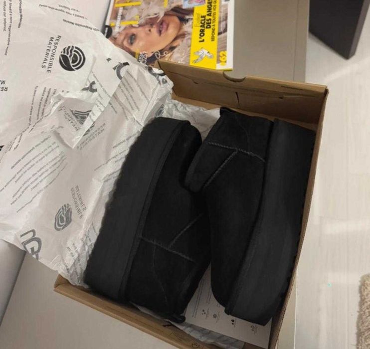 UGG classic mini platform black buty oryginalne 36-41