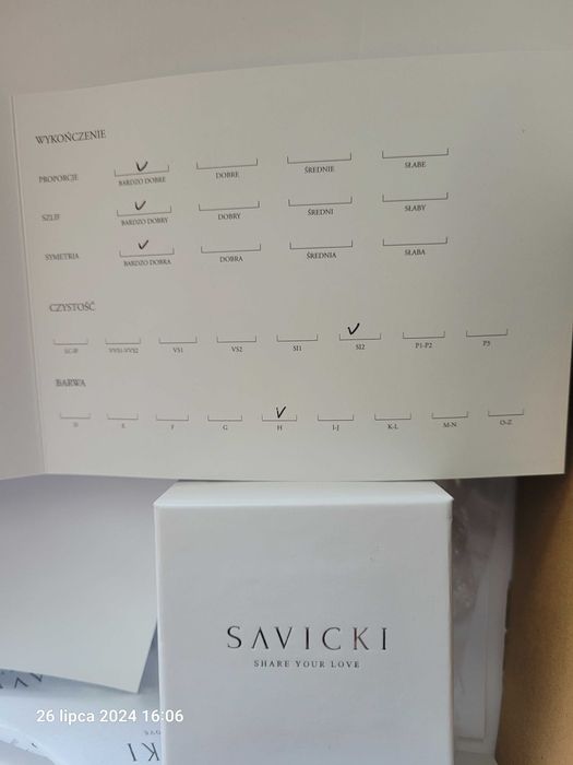 Pierścionek zaręczynowy Savicki "The Journey"