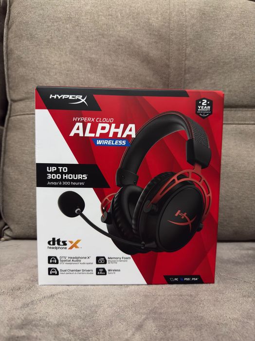 Игровые беспроводные наушники HyperX Cloud Alpha Wireless