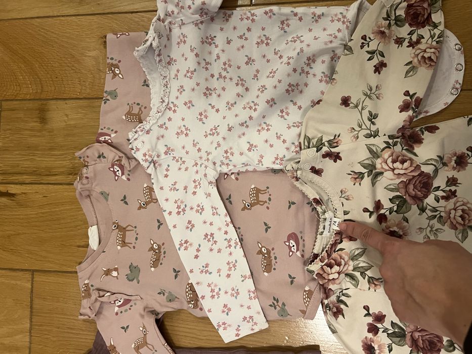 Body Newbie i hm, rozm 74