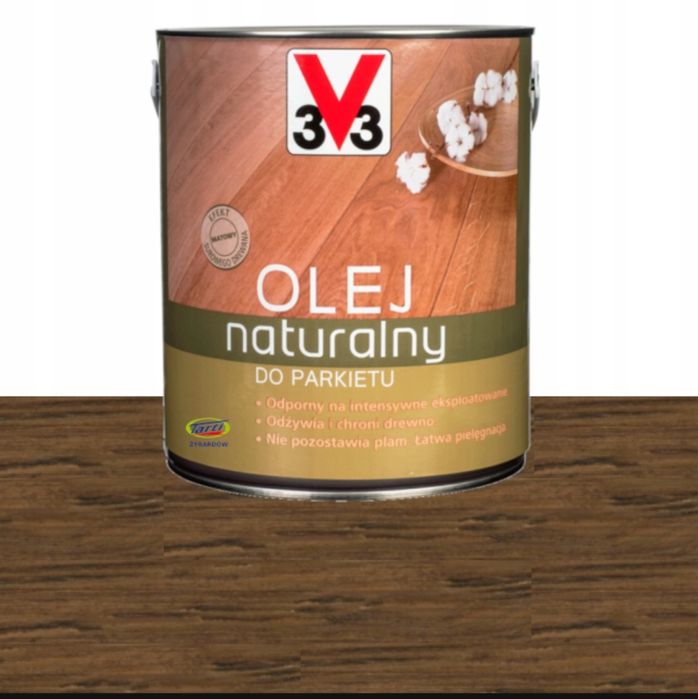 V33 3V3 Olej naturalny do parkietu MERBAU 2,5L