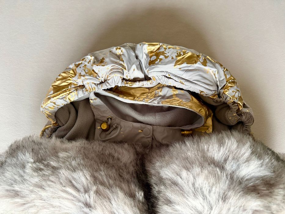 PREMIUM Śpiworek Bjallra futerko spacerówka gondola do Cybex jak nowy