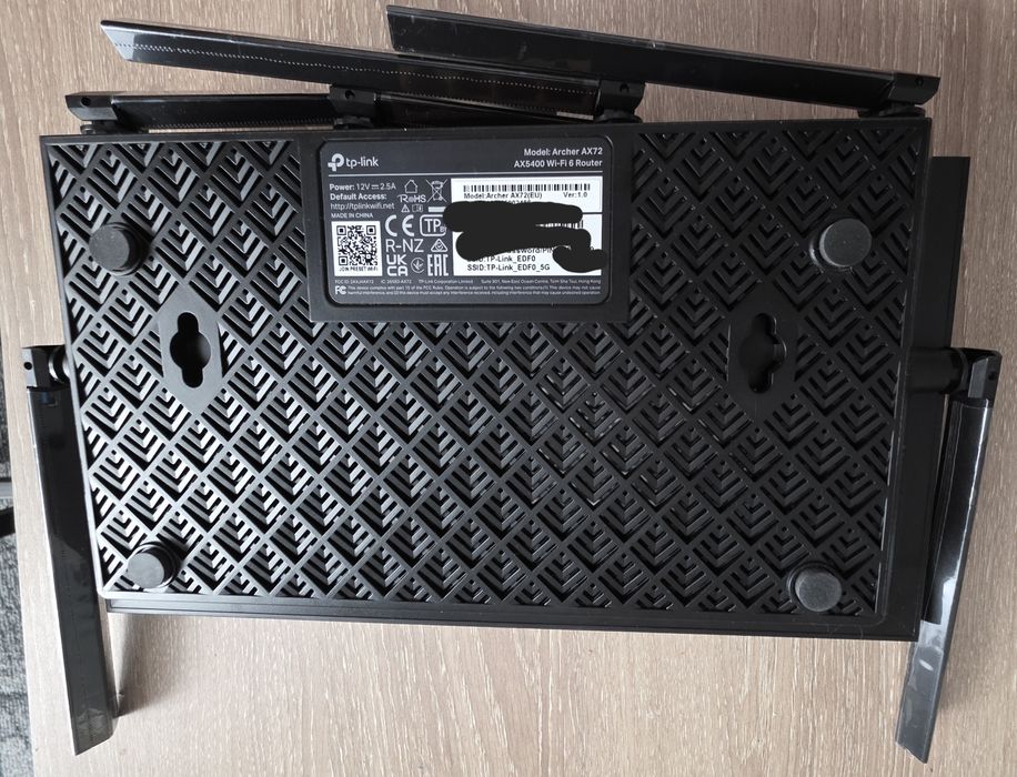 Router TP-LINK Archer AX72 2.4 / 5 GHz (DualBand), Wi-Fi Mesh