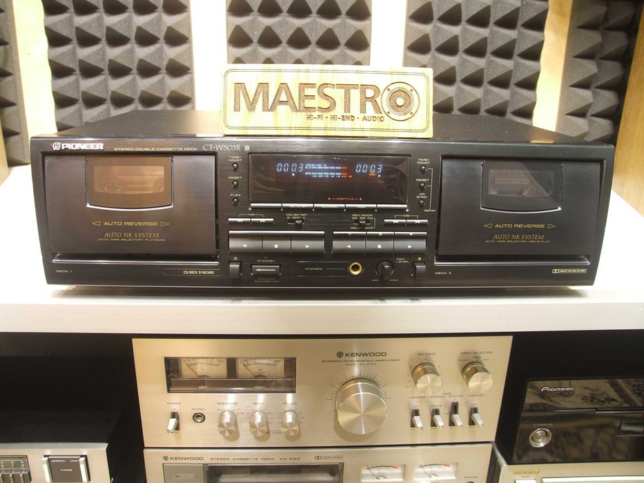 Касетна дека Pioneer CT-W503R. Без передплати