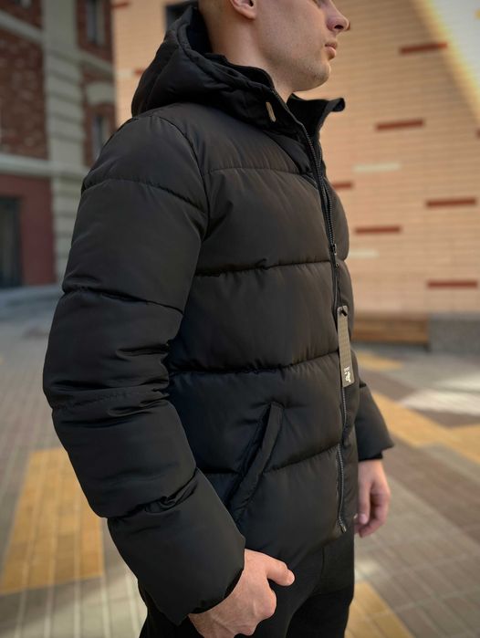 Зимняя куртка мужская Palm Angels черная зимний мужской пуховик