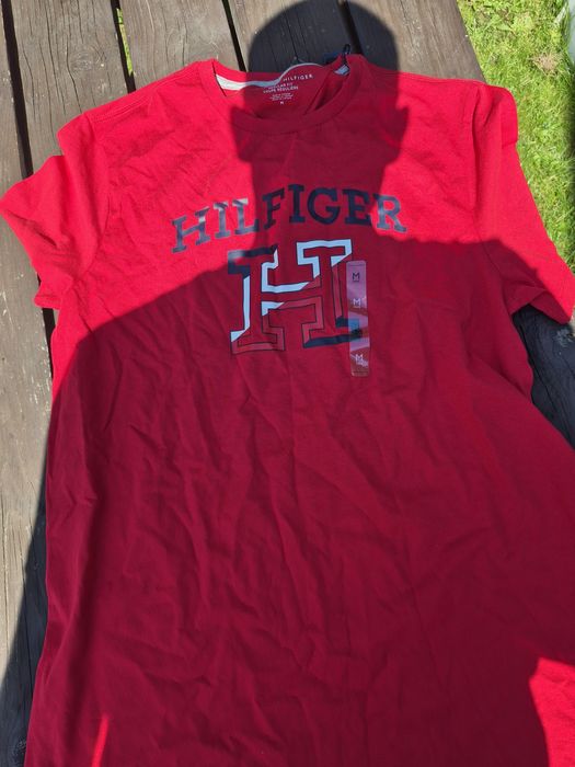 Tommy Hilfiger tshirt t-shirt koszulka męska czerwona M Nowa oryginal