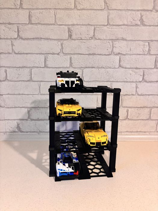 Stojak na 8 aut z serii LEGO Speed Champions