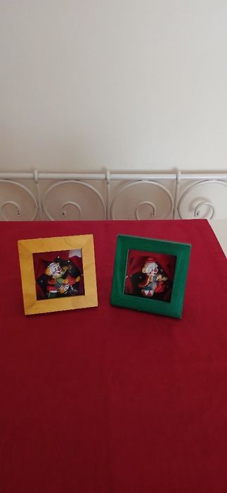 Dois quadros infantis, antigos