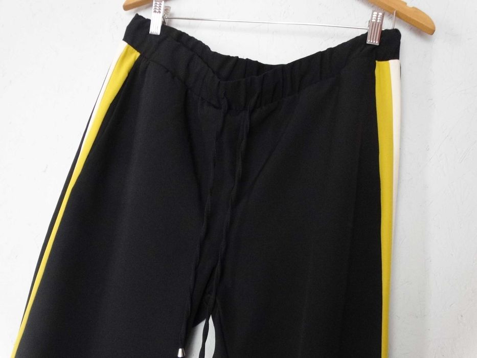 Spodnie materiałowe z lampasami joggery Zara _ XL 42