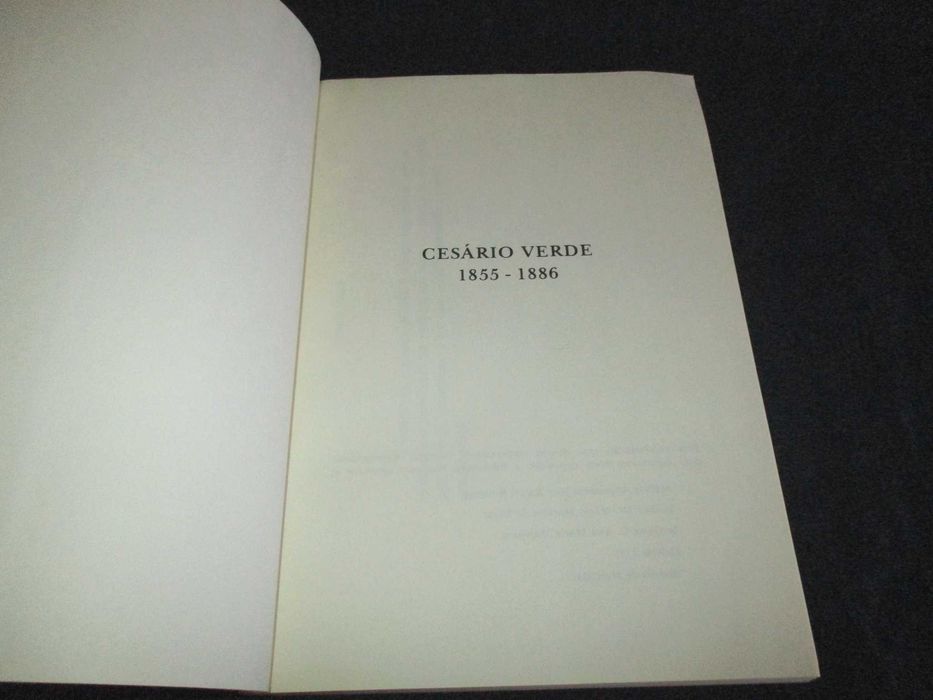 Livro Cesário Verde 1855 a 1886 Catalogo da Exposição