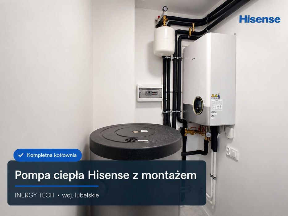 Pompa Ciepła 10 kW Hisense Hitachi z kompletnym montażem