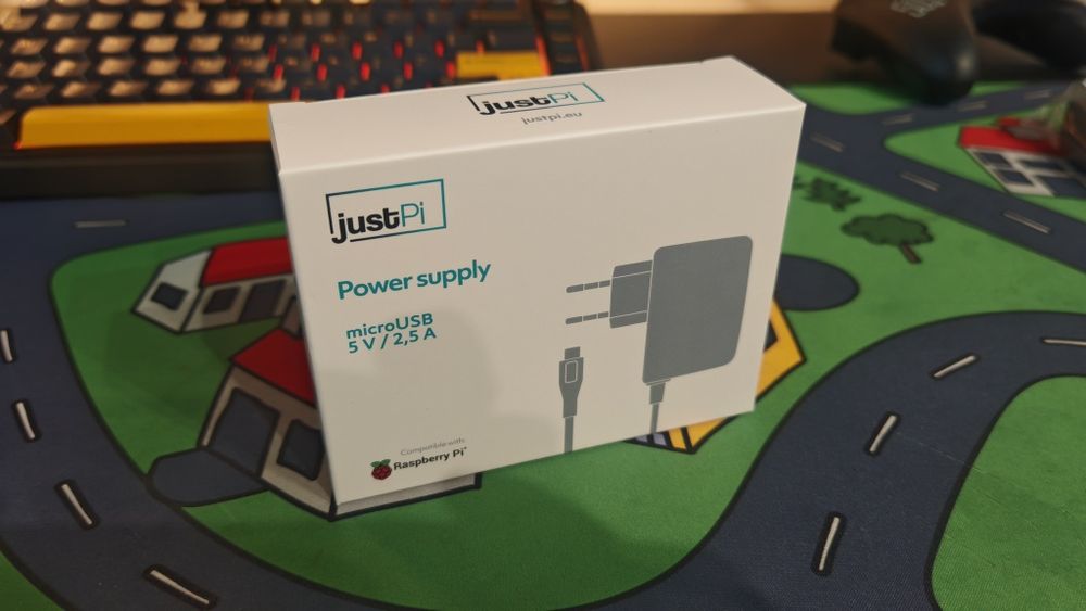 Zasilacz justPi 5V / 2,5A microUSB