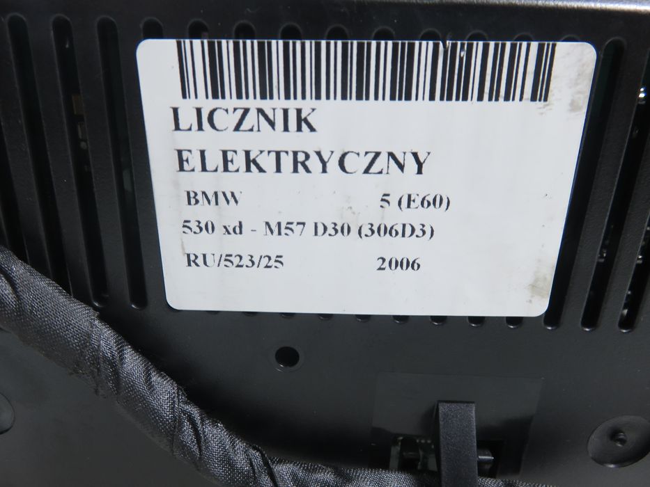 Licznik Bmw 5 (e60) 530 Xd 231 - M57 D30 (306d3)