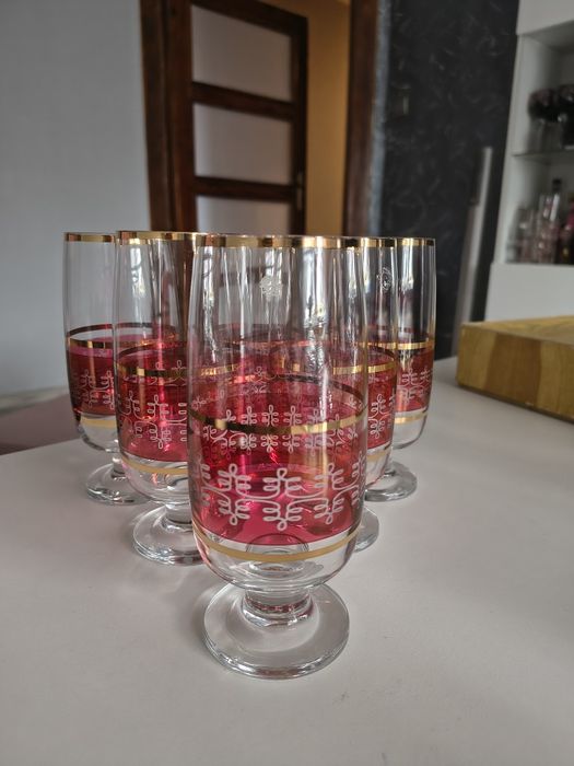 Kieliszki bohemia glas nietuzinkowe