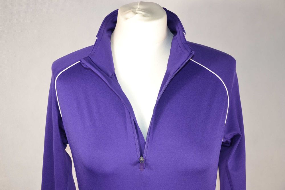 NEVICA Termiczna Koszulka Damska Uk 10 Oryginalna Zamek 1/4 Super Stan