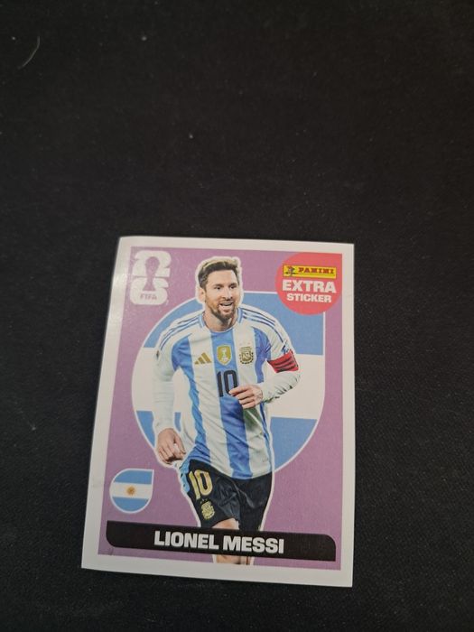 Messi extra sticker roxo