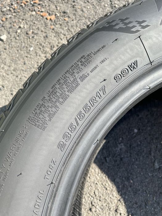 235/55 R17 Bridgestone Turanza 005 (4шт.) 2021 рік./ літні шини