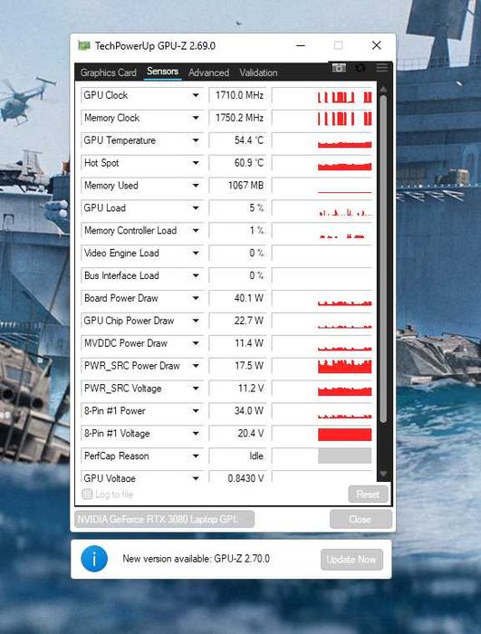 Gráfica rtx 3080 16gb Mxm 3.1