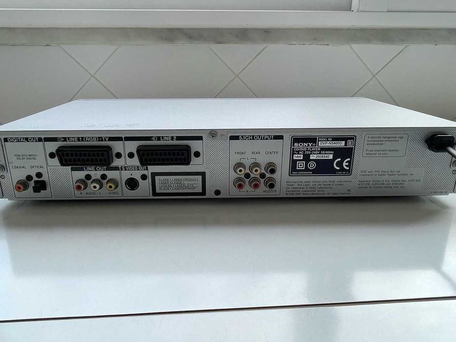 Leitor DVD Sony DVP-NS400D