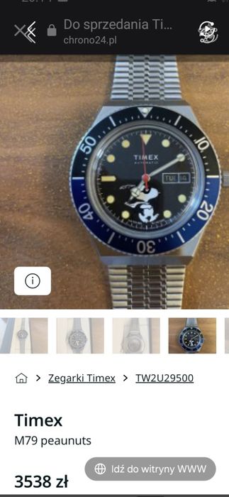 Timex m79 snoopy Batman