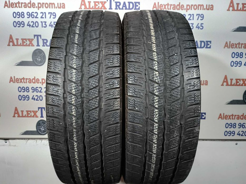 2 шт. 215/65 R15C цешка Continental VanContact Winter зимові шини б/у, протектор 6,5 мм