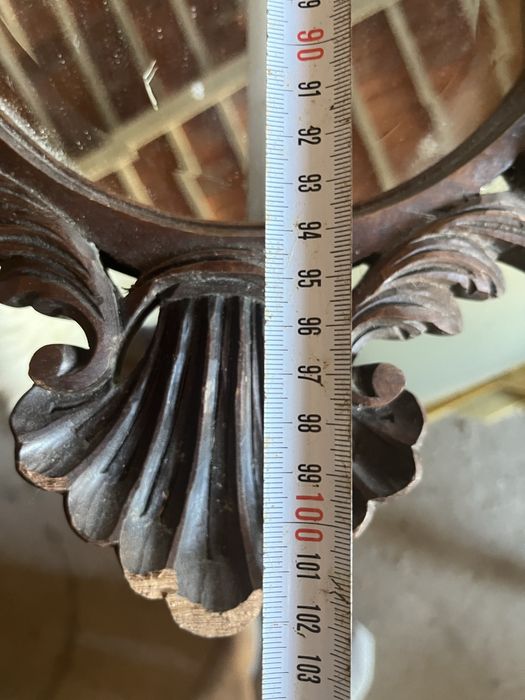 Espelho de madeira antigo