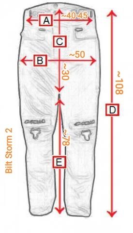 Мото штани Bilt Storm 2 Waterproof