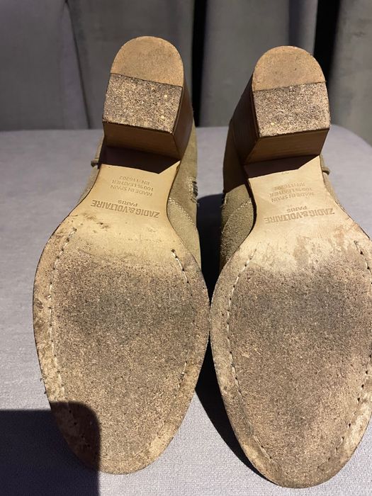 ZADIG VOLTAIRE-Paris …stylowe botki Molly…-roz.37