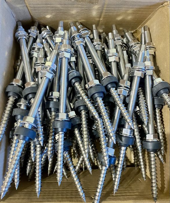 Кріплення для сонячних панелей профіль кронштейн шпилька прижим