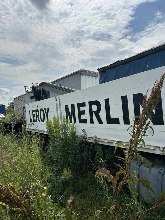 Zabudowa, paka budowlanka HDS z bortami Scania