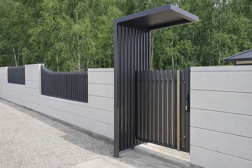 Ogrodzenia nowoczesne z aluminium, ogrodzenie aluminiowe