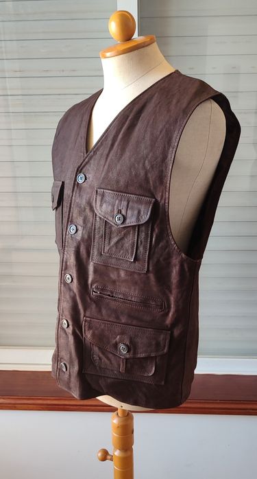 Colete de pesca ou caça de botões  - Novo