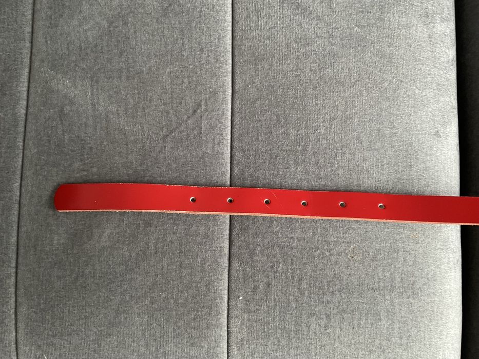 Pasek do sukienki ze skory naturalnej