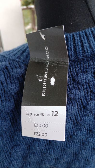Nowy Granatowy sweter damski Dorothy Perkins