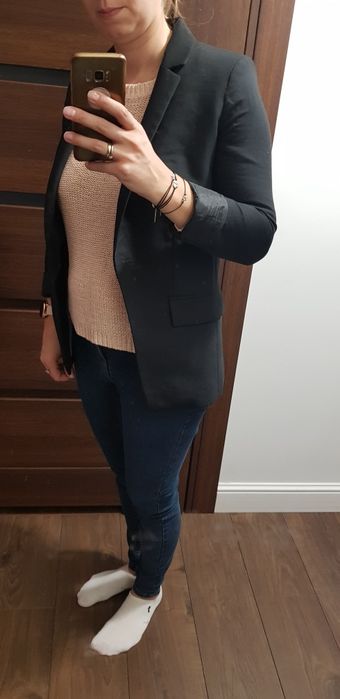 Czarna marynarka Mango rozm 34