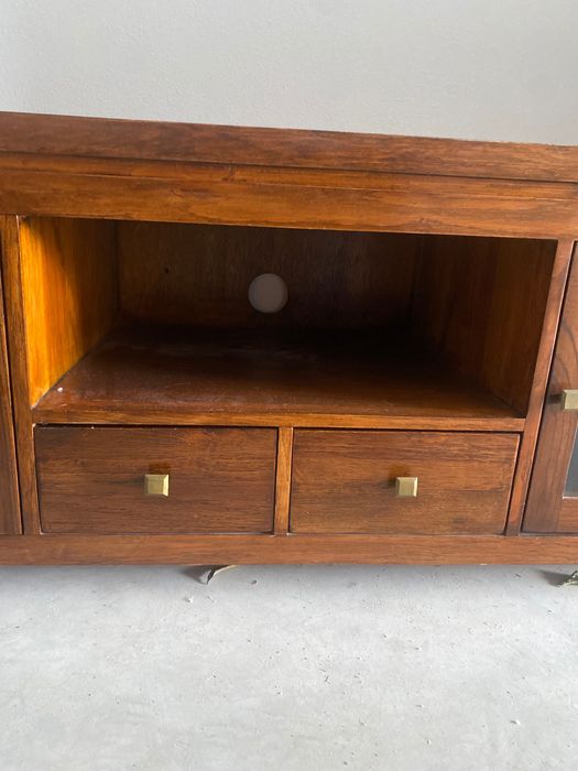 Móvel de Tv Madeira Pinho Maciço