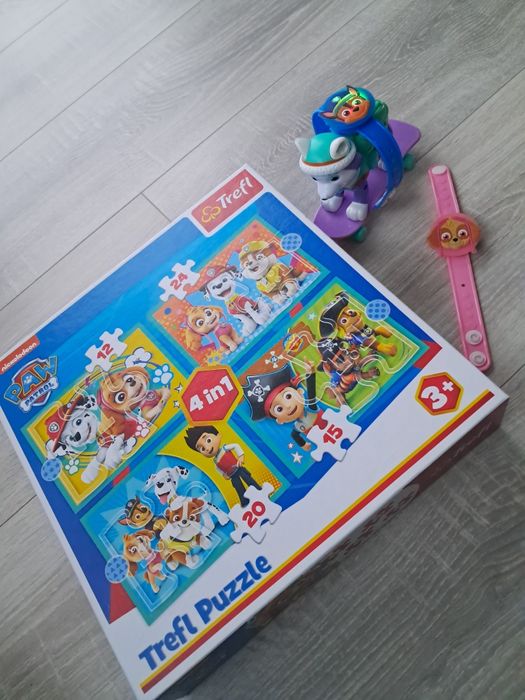 Puzzle 4 w 1 figurka gratis