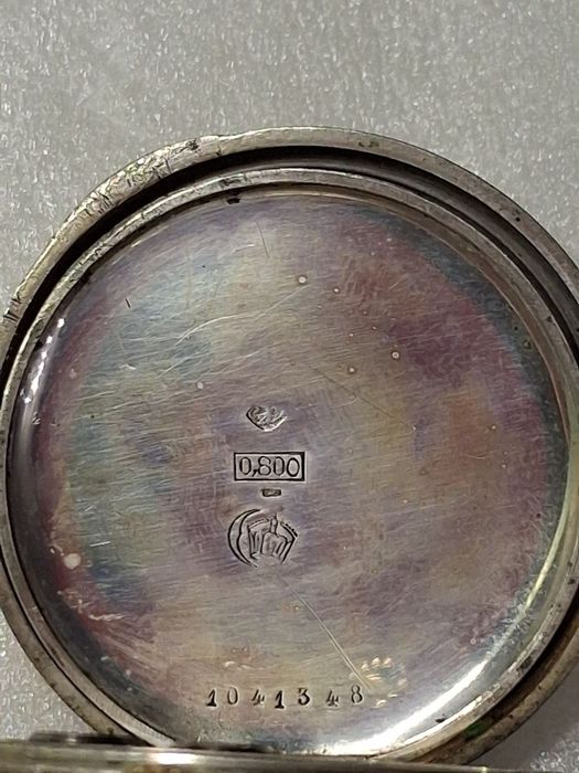 Часы карманные серебряные механические швейцарские LONGINES