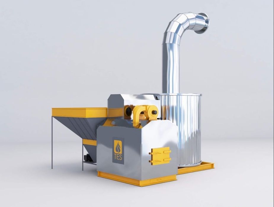 Зерносушарка Terminal  на агровідходах. Теплогенератор (котел) на пеле