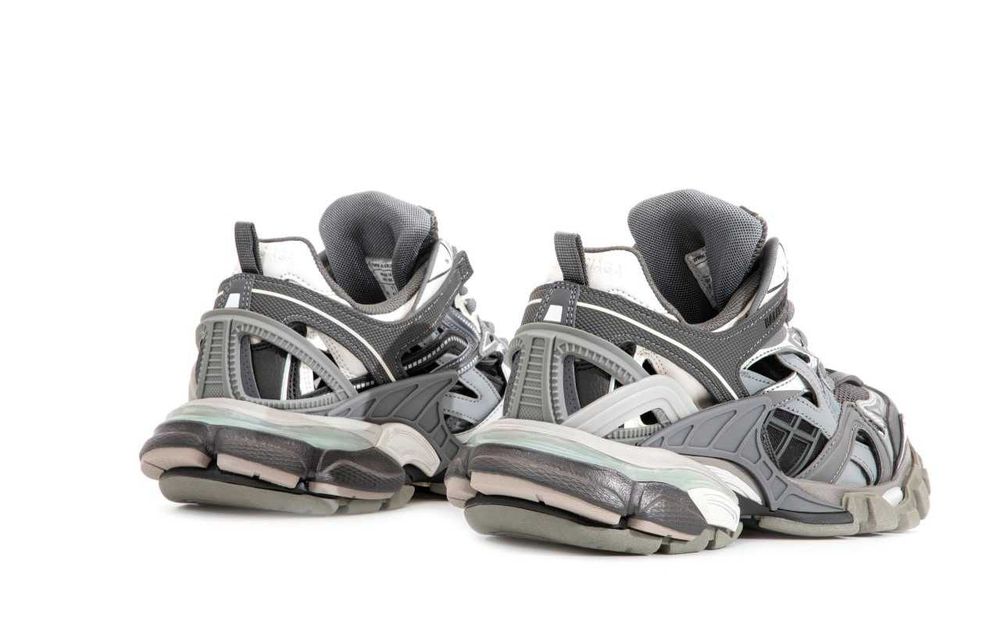 Мужские кроссовки Balenciaga Track 2.0 Silver-Grey. 41-45