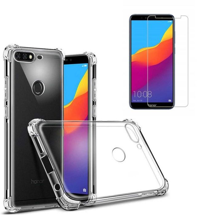 Etui Anti-Shock do Huawei Y7 Prime 2018 + Szkło Hartowane