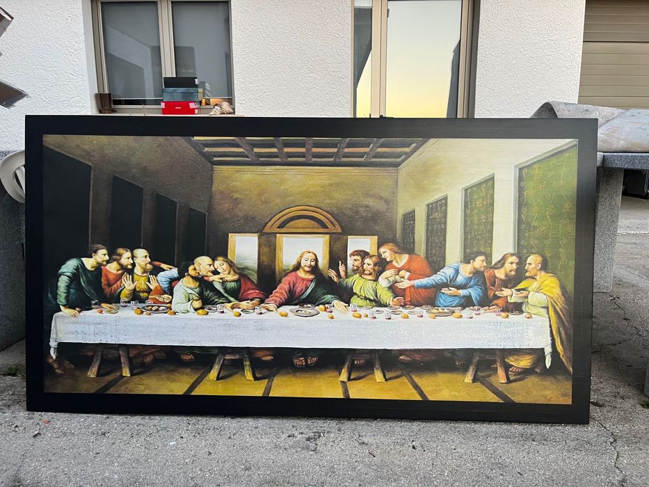 Quadro “A Última Ceia” – Grande – Excelente Estado