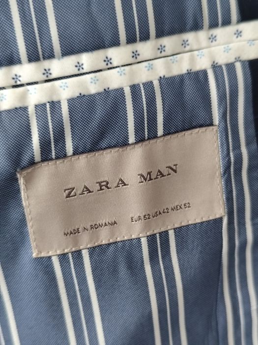 Marynarka męska w kratkę Zara r. 52 L